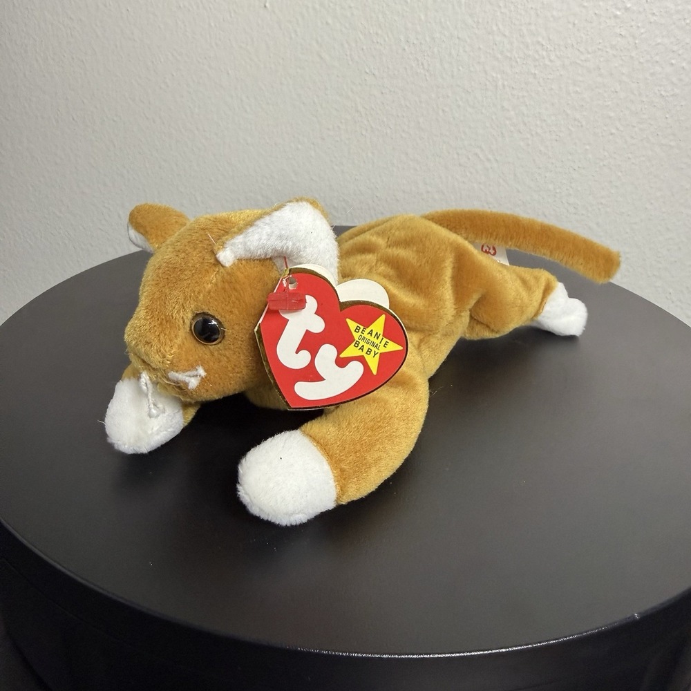 TY Beanie Baby Nip the Cat 1994 Style #4003 PVC Pellets Original Tags